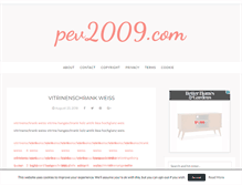 Tablet Screenshot of pev2009.com